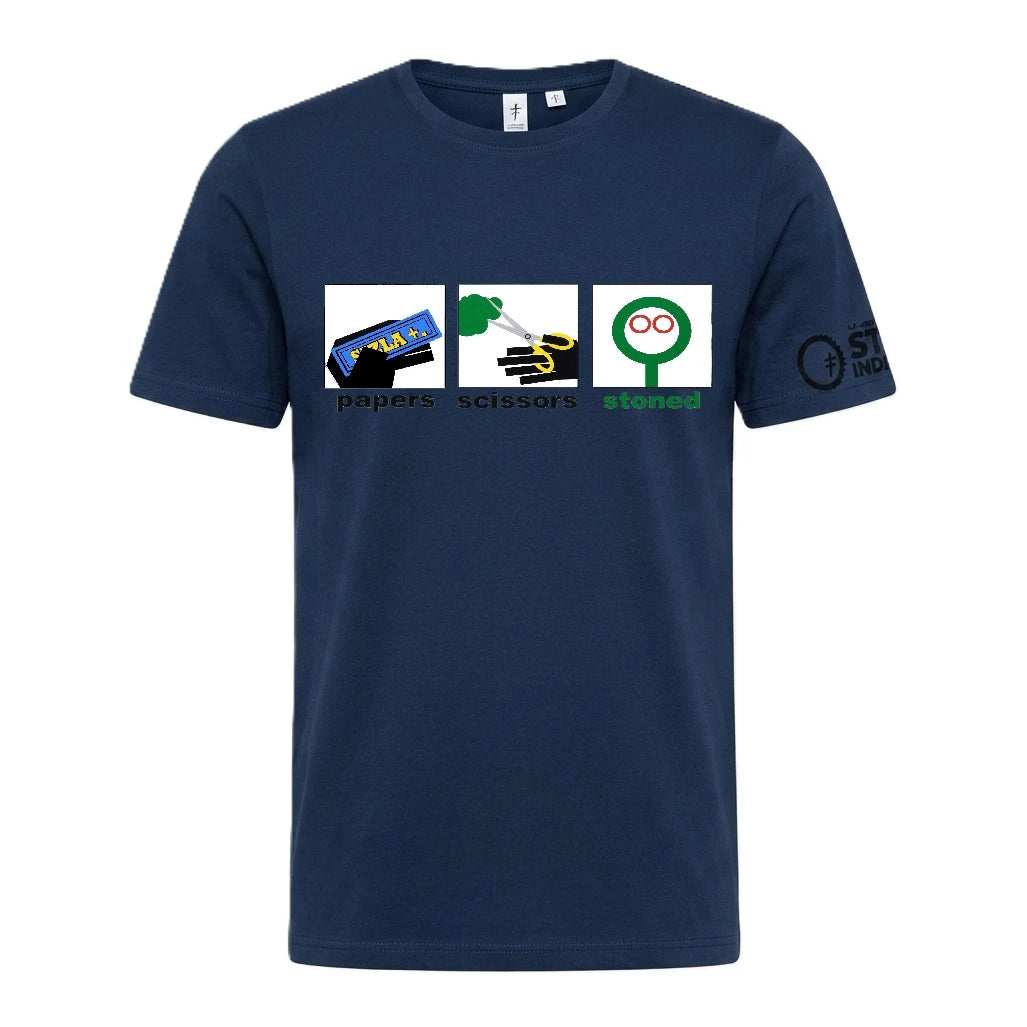 Papers Scissors Stoned Unisex Graphic T-Shirt | whyjeremy?