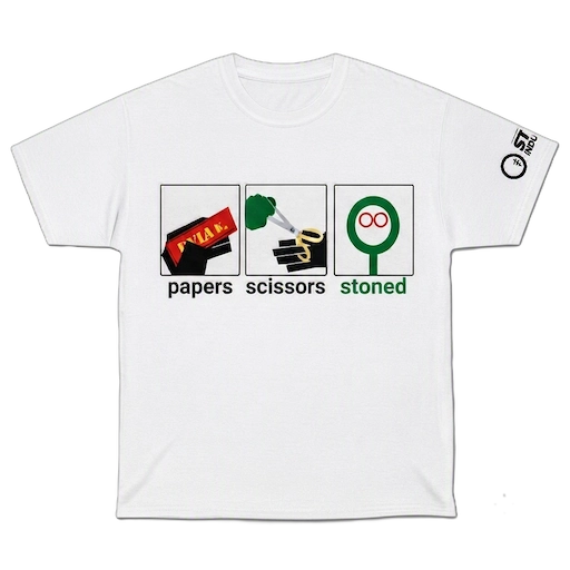 PAPERS SCISSORS STONED - Unisex Premium T-Shirt (4 Colours Available)